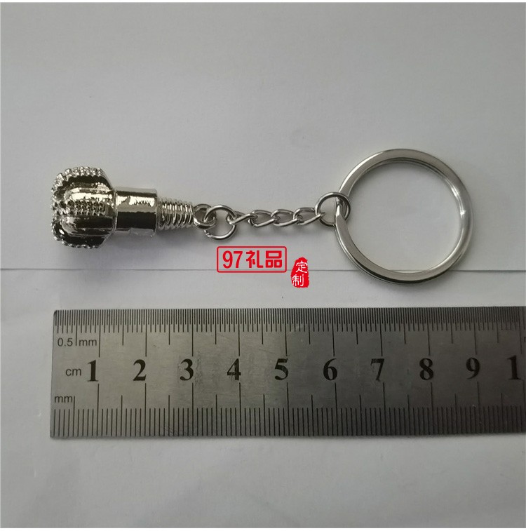 金屬鉆頭鑰匙鏈【金色銀色可選、鉆頭造形、可激光LOOG、掛件 】