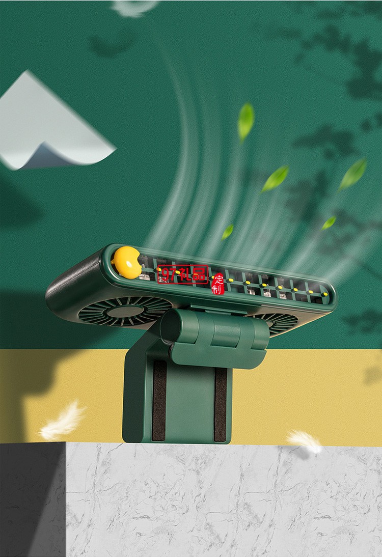 屏幕風扇USB便攜式桌面手機支架小風扇