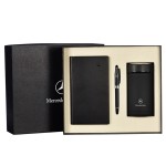 高檔商務(wù)保溫杯、筆、筆記本套裝