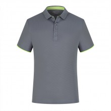 拼色方格速干 翻領(lǐng)定制logo定制Polo衫員工服飾廣告衫