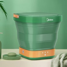 美的迷你折疊洗衣機(jī)便攜式 內(nèi)衣內(nèi)褲M(mǎn)X-XBG01定制公司廣告禮品