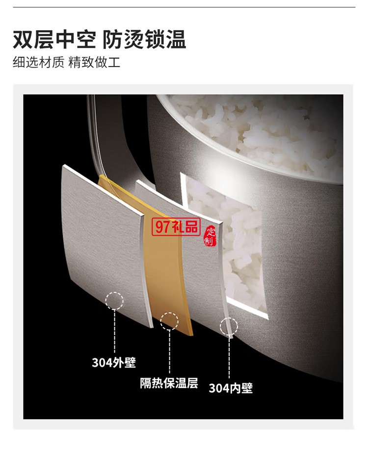 歐美達泡面碗304不銹鋼帶蓋學(xué)生宿舍用定制公司廣告禮品