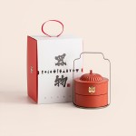 宮廷紅大吉雙層果盤(pán)