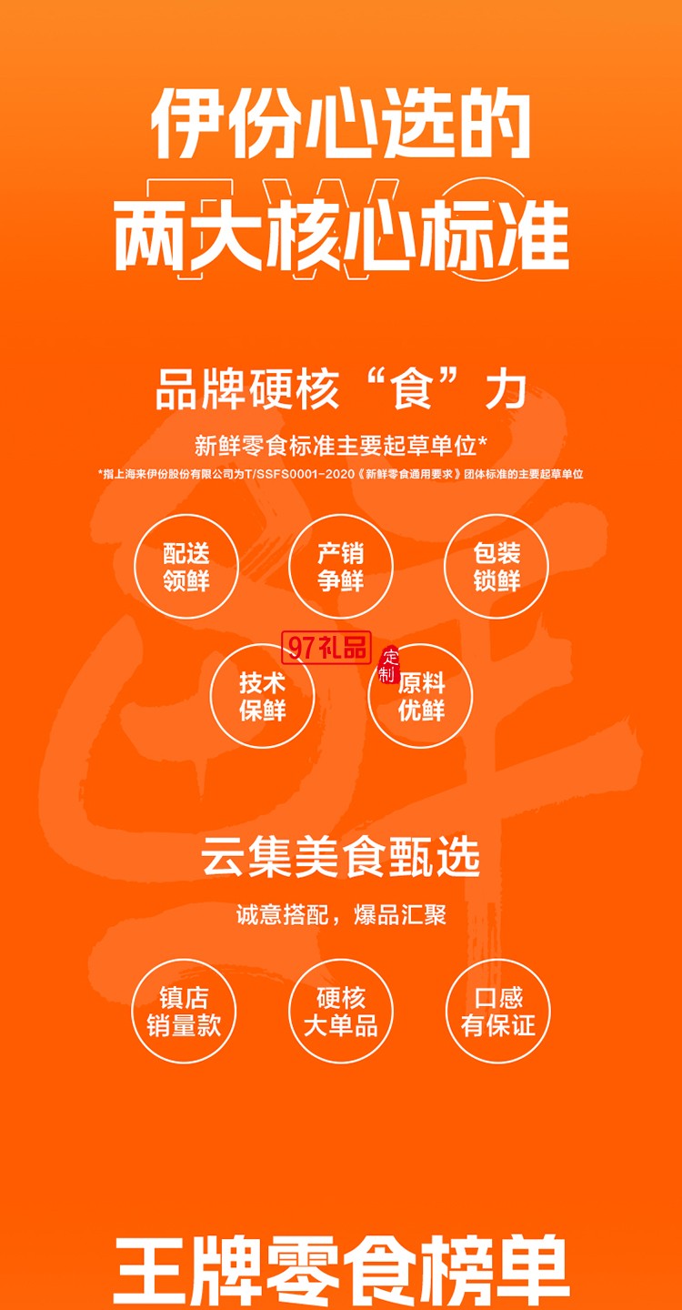 來(lái)伊份零食禮盒吉祥198款