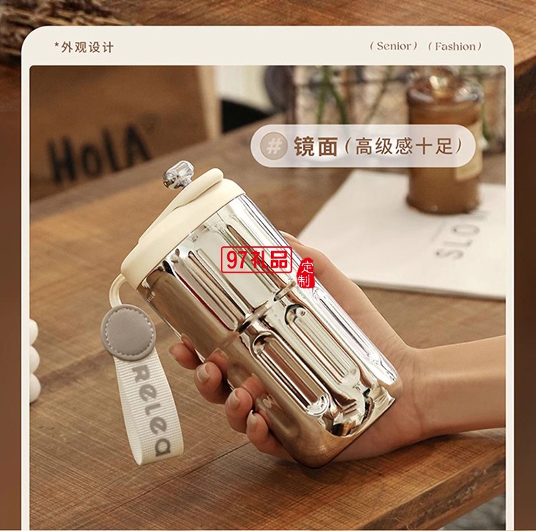 高級(jí)感伴手禮香奈數(shù)顯保溫杯送閨蜜女神節(jié)禮物