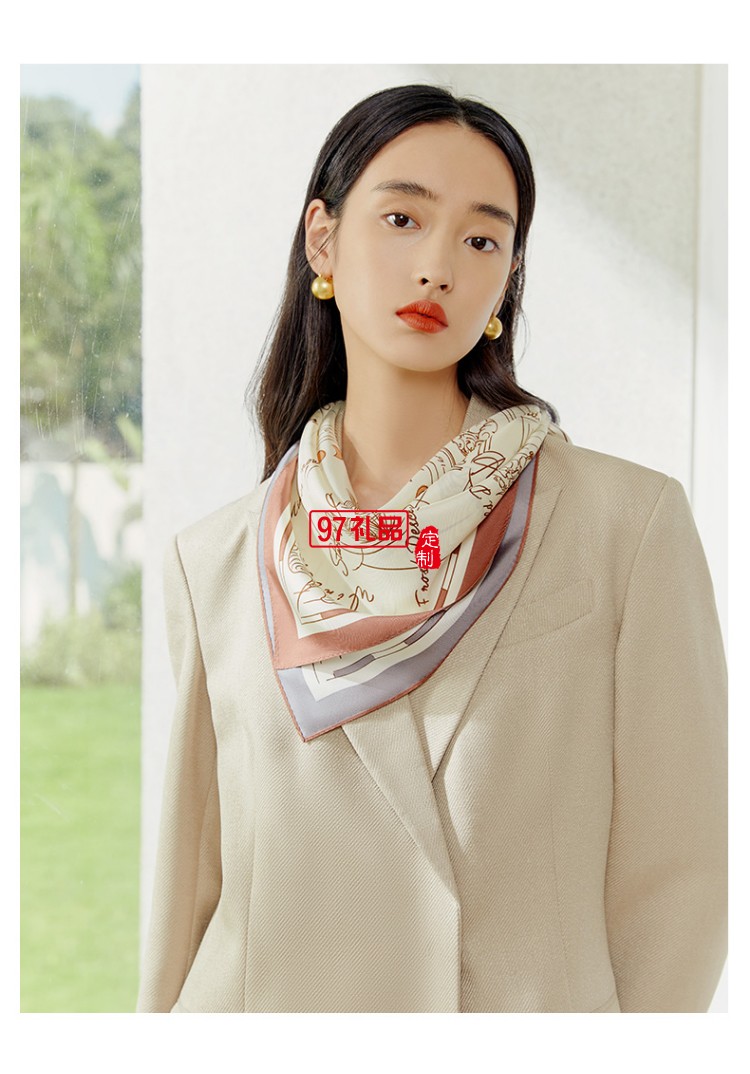 萬(wàn)事利真絲中方巾+香氛套裝送媽媽母親節(jié)七夕禮物禮盒萬(wàn)物生香氛