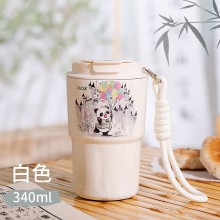 迪樂貝爾保溫杯316不銹鋼大容量女生熊貓保溫杯學(xué)生便攜杯