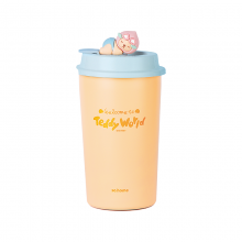 so.home 泰迪珍藏水蜜桃可愛暖手杯女生高顏值咖啡杯