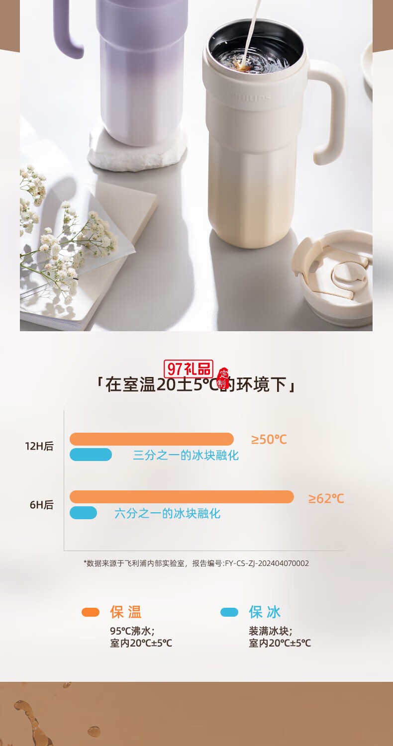 飛利浦冰霸杯 高級漸變色系，潮流時(shí)尚單品