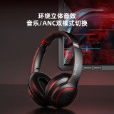 聯(lián)想thinkplus頭戴式藍牙耳機主動降噪