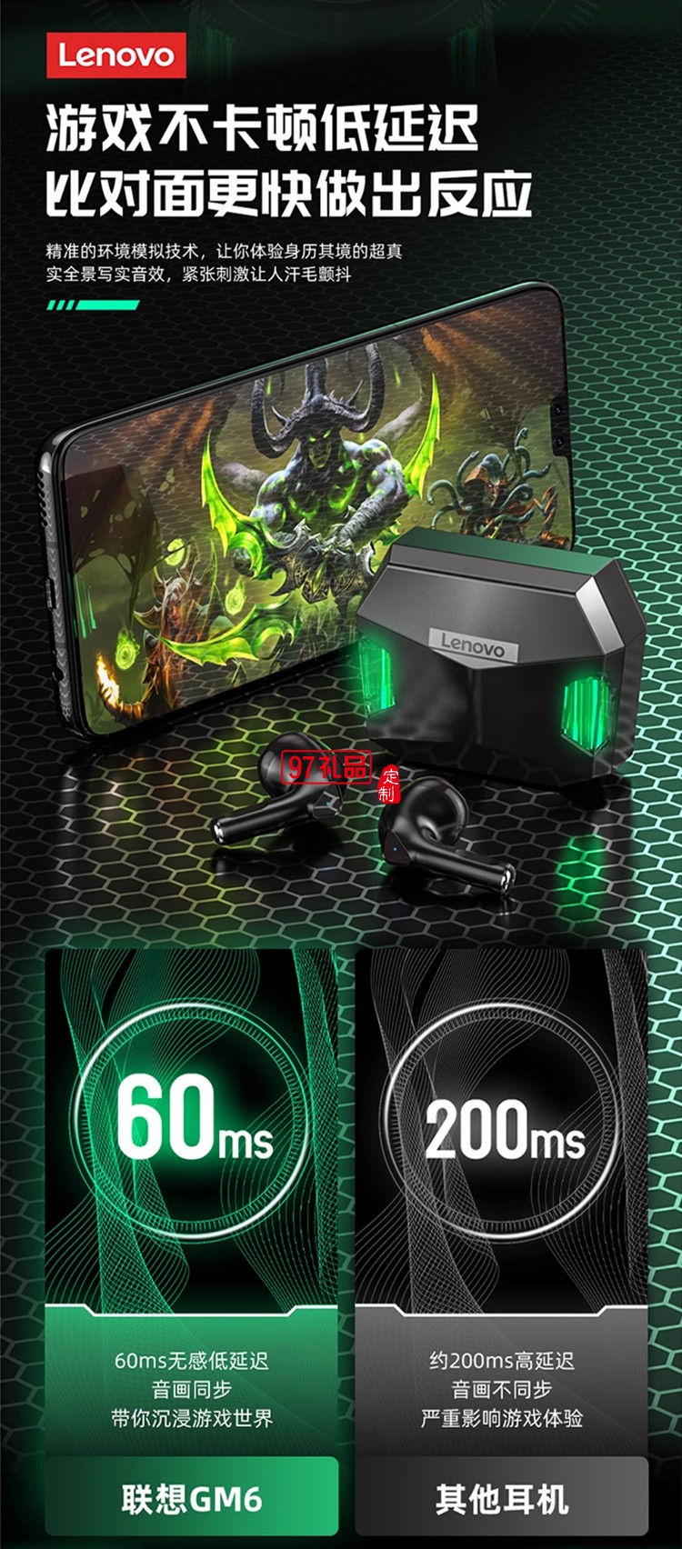 聯(lián)想thinkplus LivePods 真無線藍牙耳機