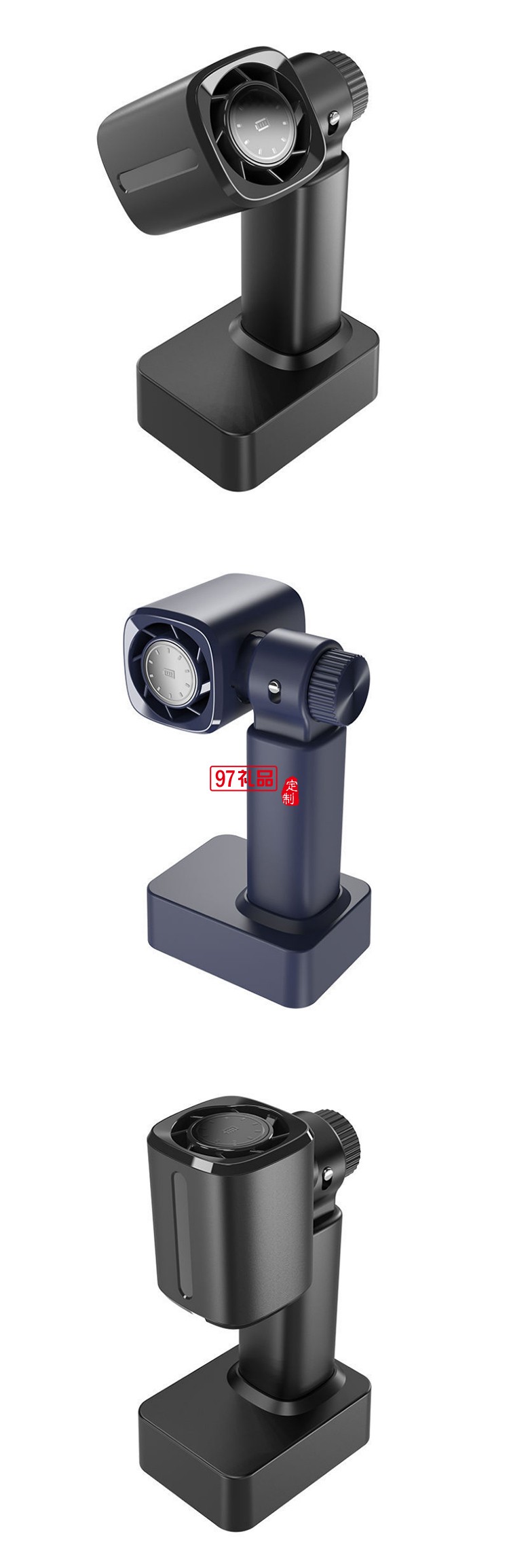 新款高速桌面小風扇旋鈕調(diào)節(jié)4800mah充電手持風扇fan私模