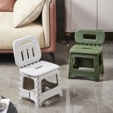 折疊椅可折疊塑料餐桌椅休閑椅靠背現(xiàn)代簡約風(fēng)免安裝學(xué)生宿舍凳子