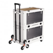 戶外折疊拉桿箱可爬樓拉桿車野餐露營推車擺攤拖車便攜買菜小拉車