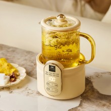 康寧迷你養(yǎng)生壺養(yǎng)生杯全玻璃小型電燉杯電熱杯煮花茶壺?zé)畨?辦公室熱牛奶