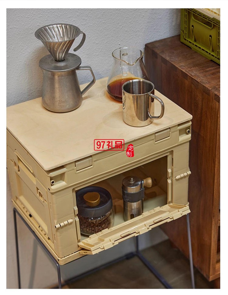 君華仕（GENVAS）    雙開(kāi)門折疊收納箱