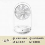 七彩叮當(dāng)電風(fēng)扇臺式小型折疊空氣循環(huán)扇臥室靜音遙控掛壁風(fēng)扇桌面壁掛懸浮扇
