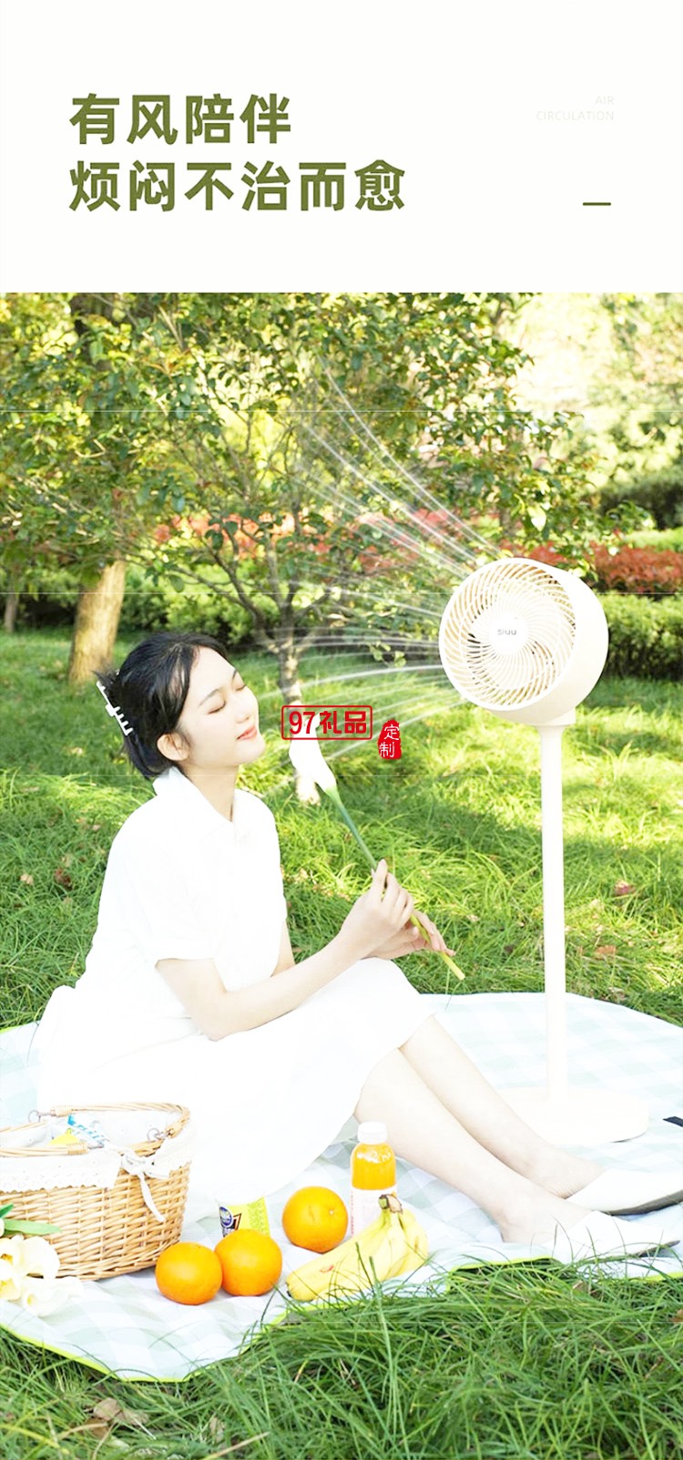 西佑空氣循環(huán)扇電風(fēng)扇家用落地扇低音遙控立式渦輪臺(tái)式扇 爵士咖搖控款