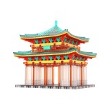 榫卯積木拼裝模型親子玩具古建筑模型禮品兒童男孩女孩禮物 敦煌胡旋殿