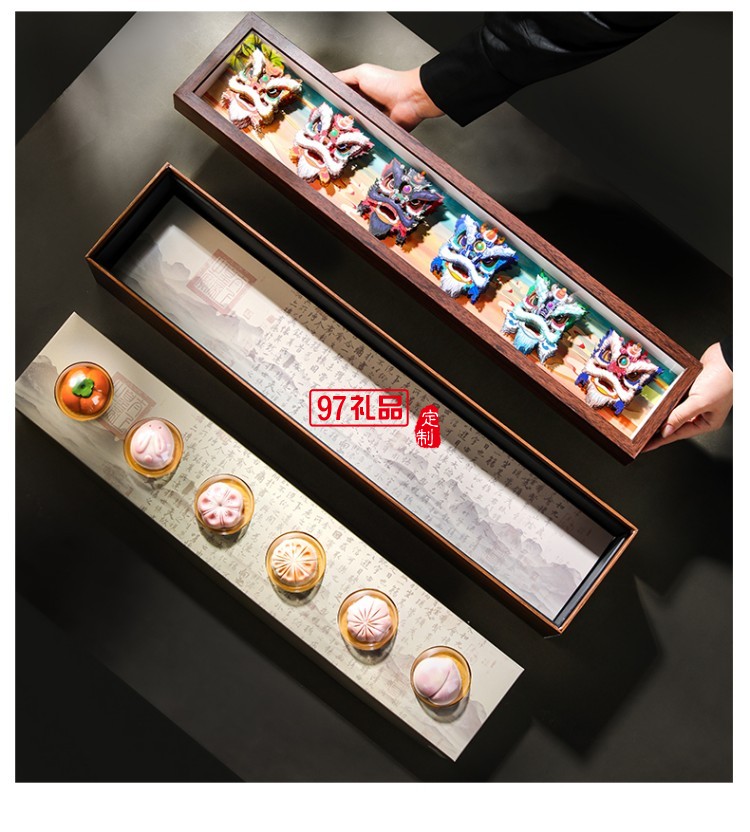 金華火腿中秋月餅禮盒中秋送禮企業(yè)團(tuán)購 獅來運轉(zhuǎn)禮盒