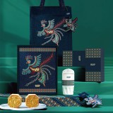 遇見(jiàn)霓裳苗繡吉宇鳥(niǎo)中秋新款月餅禮盒裝企業(yè)團(tuán)購(gòu)定制logo商務(wù)伴手禮