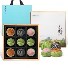 南宋胡記龍井茶酥餅杭州特產(chǎn)特色送禮糕點禮盒送人禮品點心零食 新年送禮龍