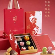 南宋胡記綠豆糕花生酥柿子酥杭州特產(chǎn)中式糕點心喜餅休閑零食禮盒