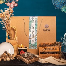 長嶺尖長嶺尖山貨禮盒844g常年款干香菇黑木耳梅干菜