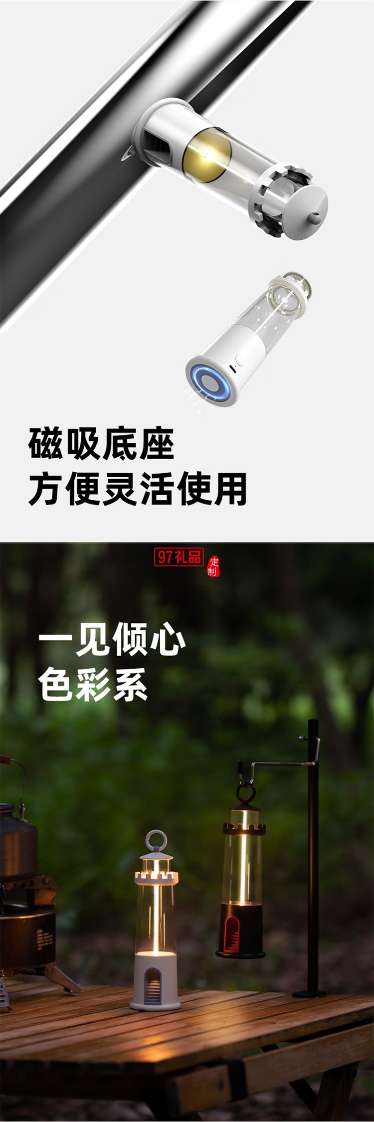 新款戶外露營燈氣氛圍帳篷掛燈多功能照明手提燈野營復古馬燈