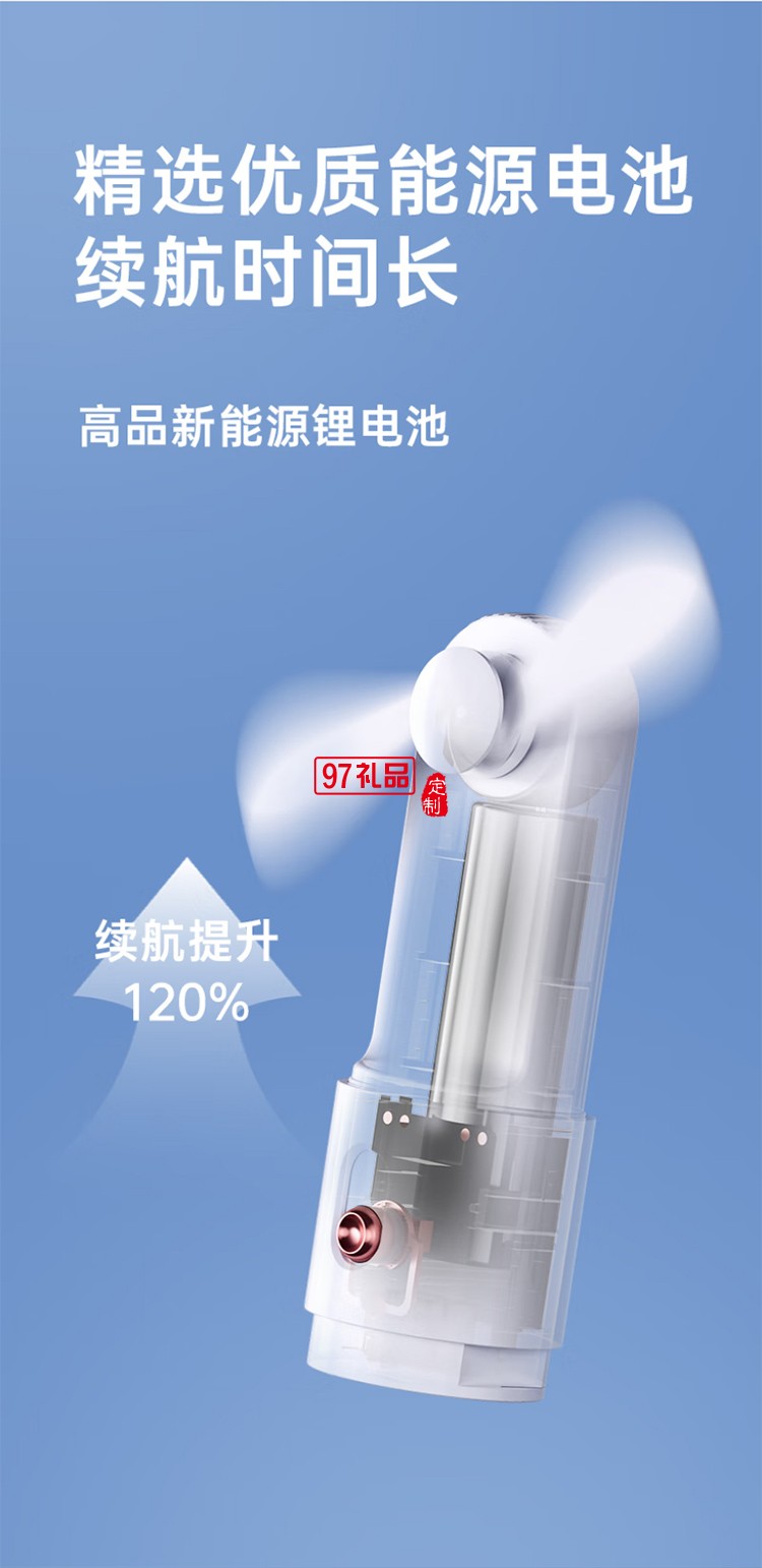 暴走【口袋風(fēng)扇】手持小風(fēng) 多功能隨身便攜可充電輕音3檔大風(fēng)力戶(hù)外辦公室