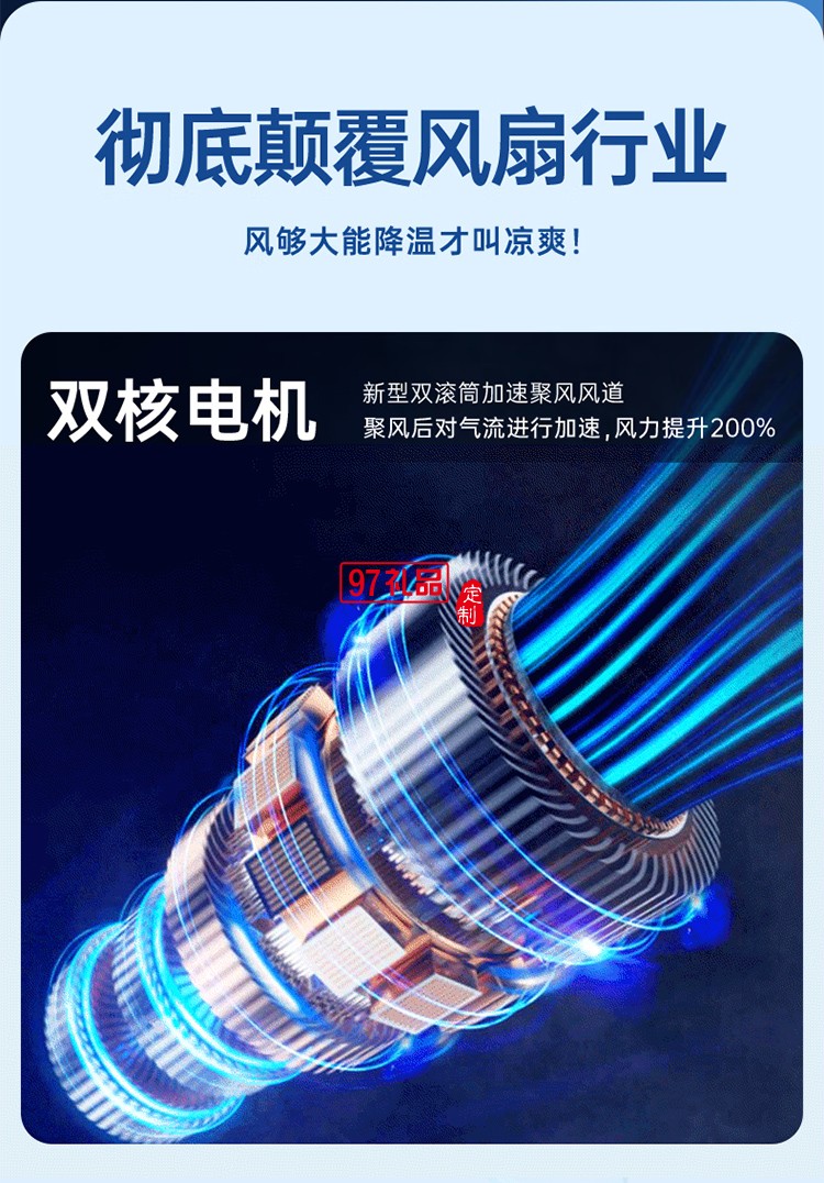 桌面電風扇空調扇制冷小風炮塔扇靜音USB風扇臺式便攜充電辦公宿舍搖頭