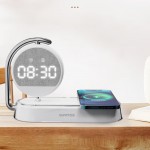 蘇浦瑞茲時鐘顯示+三組鬧鐘設(shè)置15W無線快充小夜燈